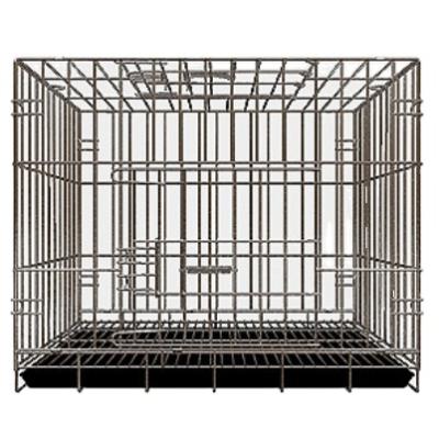 China Breathable Wholesale High Quality Cages For Dogs Multiple Sizes Foldable Metal Dog Cage for sale