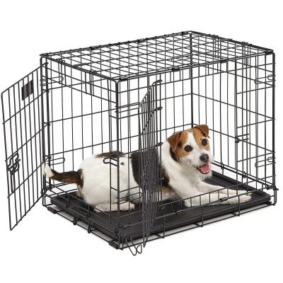 China Durable Outdoor Iron Dog Kennel /pet House Welded Wire Box Dog Kennel Pet Cages For Dogs for sale