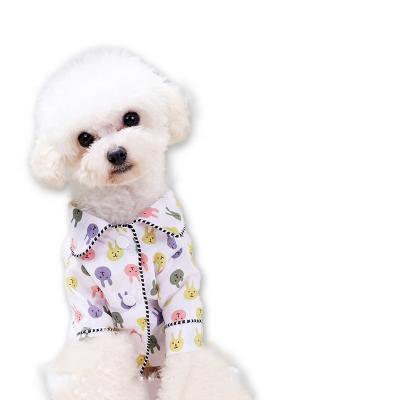 China Viable New Hot Selling Pet Products Factory Wholesale Designer Silk Dog Coat Fashion Pajamas Pet Clothes Custom Made for sale