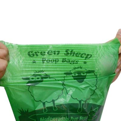 China Viable Hot-Wholesale Popular Disposable Biodegradable Dog Waste Bags Custom Printed Pet Poop Bag for sale