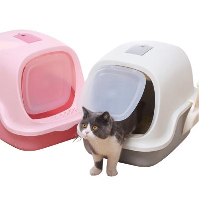 China Wholesale Sustainable Pet Cat Toilet Products Plastic Cat Trash Cleaner for sale