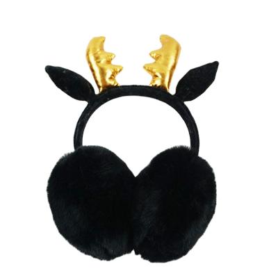 China Stylish and comfortable winter faux fur ladies winter earmuff black mask for sale