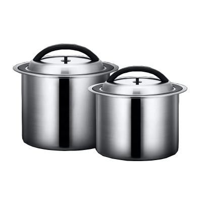 China High Quality Freshness Keeping Rice Dispenser Food Grade 304 Stainless Steel Rice Bucket 10KGS 12KGS Rice Storage for sale