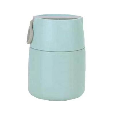 China PORTABLE Double Wall Stainless Steel Thermos Flask Brazed Burning Mug With Cover for sale