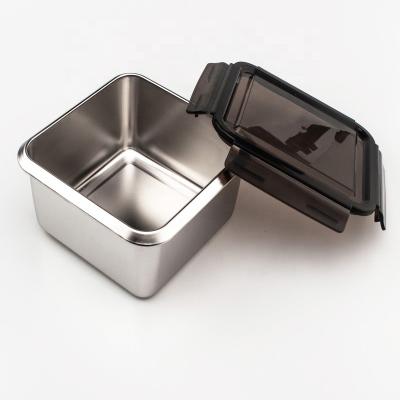 China Sustainable Custom Stackable 316 Stainless Steel Electric Self Food Grade Heated Lunch Box For Car for sale