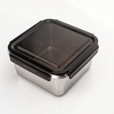 China 3 Pcs Stainless Steel Tiffin Box Food Packing Lunch Box Viable Food Storage Container For Home for sale