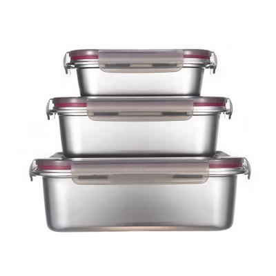 China Freshness Preservation Pp+stainless Steel Electroplating Thermal Food Container Insulated Lunch Box Container Food Warmer Container 3pcs for sale