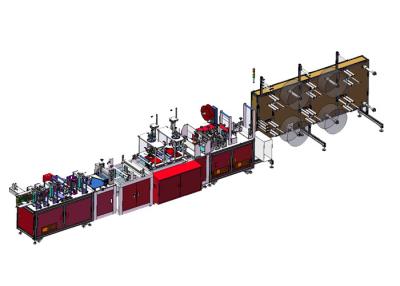 China 5 chirurgische Maske der Schicht-N95, die Maschine herstellt zu verkaufen