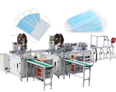 China 100 Pcs/Min 3 Ply Face Mask Making Machine for sale