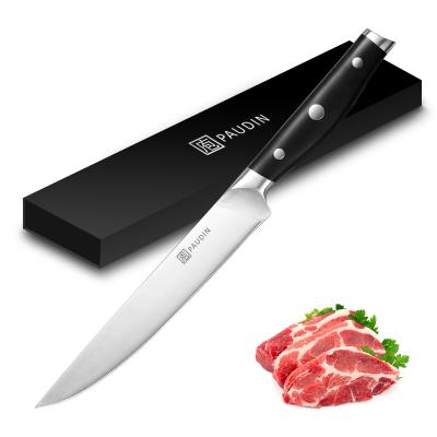 China Viable 7 Inch Meat Fish Carving Knife Professional Stainless Butcher Knife Sets Dishwasher Safe Chefs Knife for sale