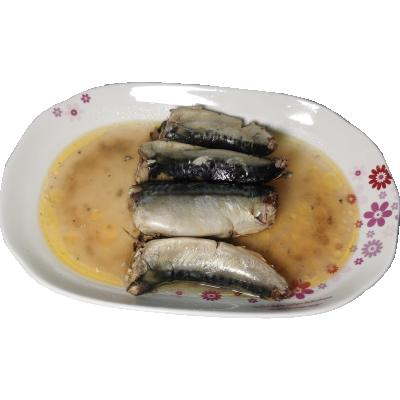 China Canned mackerel in natural oil for sale