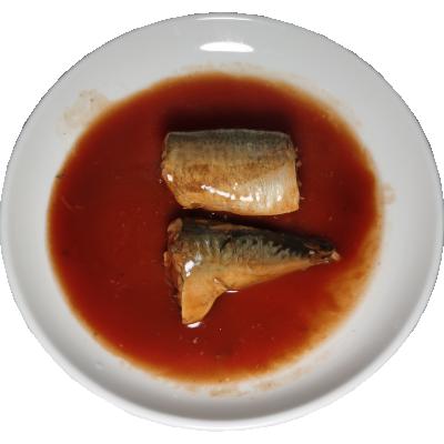 China Canned mackerel in tomato sauce with chili for sale