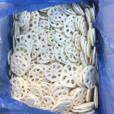 China IQF FROZEN Vegetable Chinese Food Lotus Roots Slices Frozen Oriental for sale