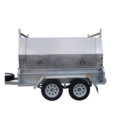 China Car Trailer 8x5 Dealer Trailer Builder Trailer Double Axle for sale