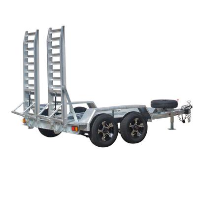 China Car Trailer 10X5 MINI EXCAVATOR TRAILER, RATED 2TON for sale