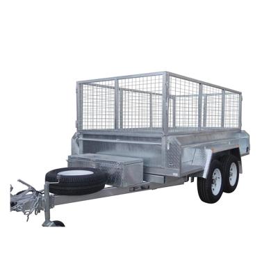 China Heavy Duty Hydraulic Car Trailer 3.5T Tippers With Cages for sale