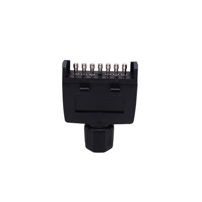 China Trailer Parts 7 Pin Flat Socket Plug For Australian Trailer Power Connector for sale