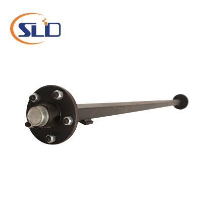 China Trailer Suspension Black Brakless Trailer Wheel Axle for sale