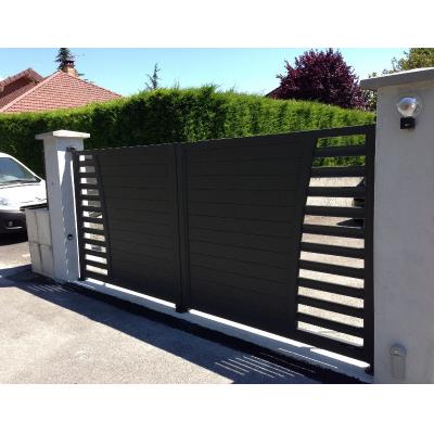 China Modern Aluminum Automatic System Barrier Sliding Gate Driveway Gate for sale