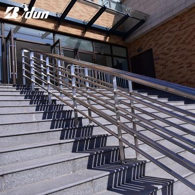 China Customized Modern Plated Stainless Steel Stair Railing Design Handrail Steel Railing For Staircase for sale