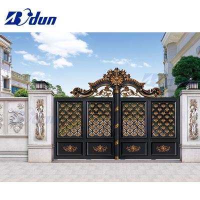 China Aluminum high quality gate easily assembled / curb driveway gate driveway gate Bodun excellent quality villa entrance gate for sale