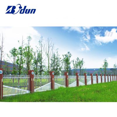 China ISO9001 Wholesale Picket Top Garden Fence Easily Assembled Steel Panel for sale