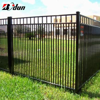 China Easily Assembled Outdoor Aluminum Privacy Fence Panel Metal Security Fence Steel Garden Fence for sale