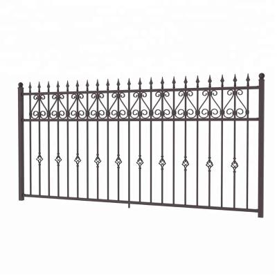 China Easily Assembled High Quality Manufacturer Privacy Fence Wrought Iron Garden Fence for sale