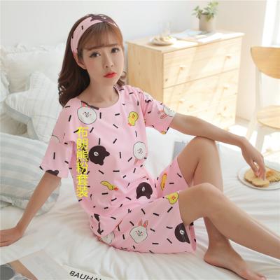 China Beautiful Professional QUICK DRY Korean Edition Student Loose Cool Sleepwear Girls and Boys Pajamas With CE Certificate for sale