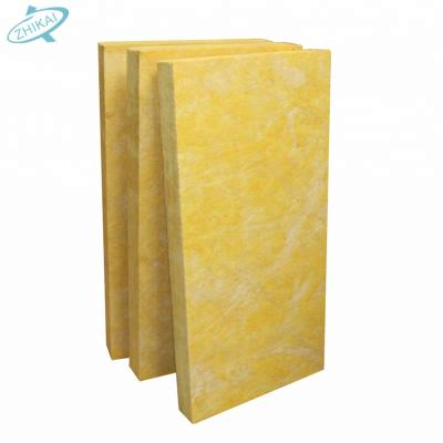 China Fiberglass 25mm Duct Insulation Material Sound Absorption Glass Wool Board for sale