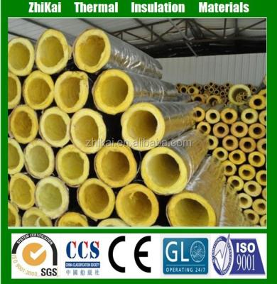 China 50mm thick glass wool pipe insulation coating ZKDN30-1600 for sale