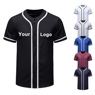 China Anti-Bacterial Sublimation Mens Baseball Jerseys Custom Blank Wholesale Jerseys Baseball Uniform T shirts Baseball & Softball Wear for sale