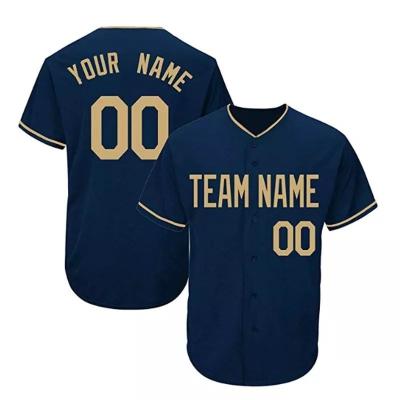 China Anti-Bacterial Customize embroidery baseball jersey style shirt wholesale baseball jersey for sale