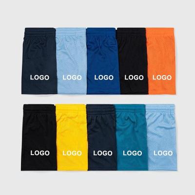 China Anti-wrinkle Summer running sport men's shorts workout gym athletic sweat plain blank basketball shorts custom logo mesh shorts for sale