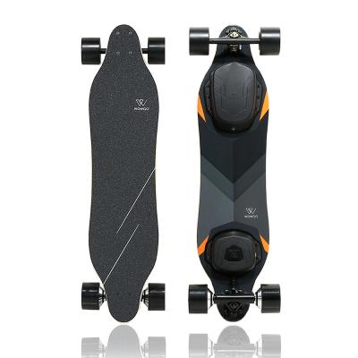 China Bamboo and Maple Youth Electric Skateboard Longboard with Hub Motors for sale