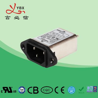 China Caixa 1A atual 3A 6A 8A 10A 15A do metal do filtro de passe baixo do poder da compatibilidade electrónica do IEM à venda