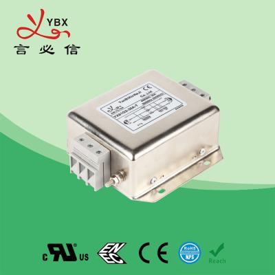 China 250V 440V AC Line Filter For High Power Office Equipment Metal Case for sale