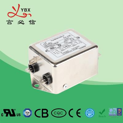 China Industriële EMI EMC de Filter Hoge Prestaties YB22D4 20A 250VAC van de Machtslijn Te koop