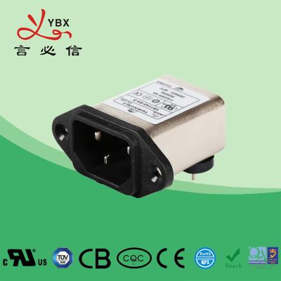 中国 Yanbixin 110V-250VAC 3AのIECの入口力の記入項目モジュールが付いているインラインEMIフィルタ 販売のため