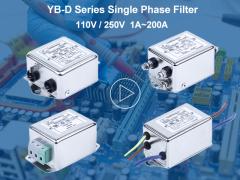 3A~200A Multi-stage Single Phase Filter For Electronic Equipment