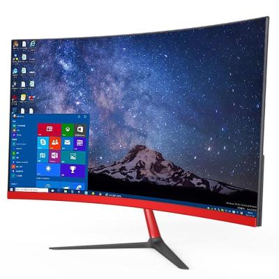 China Hot Sale Curved Screen PC Monitor Narrow Border Led Smart Computer Monitor CPU Desktop Monitor for sale