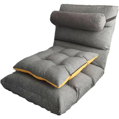 China Japanese Foldable Foldable Adjustable Fold Tufted Sofa Recliner Bed Relax Comfortable Lazy Floor Accessories Sofa Chair Without Legs for sale