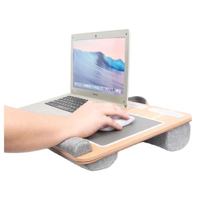 China (Size) Customization Adjustable Wooden Tablet Table Pillow Computer Desk Laptop Desk for sale