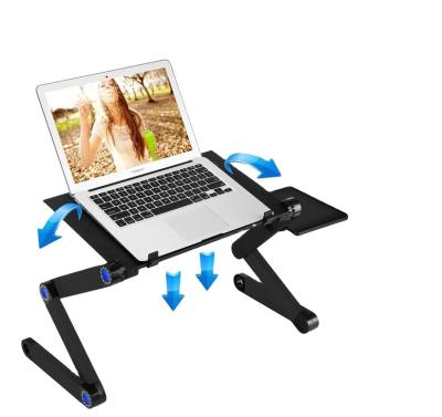 China (Size) 360 Degree Adjustable Home Office Laptop Desk Folding Table Portable Stand with Mouse Pad for sale