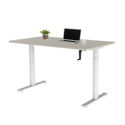 China Adjustable Height (Height) Stand-up Stand-up Desk Manual Metal Frame for sale