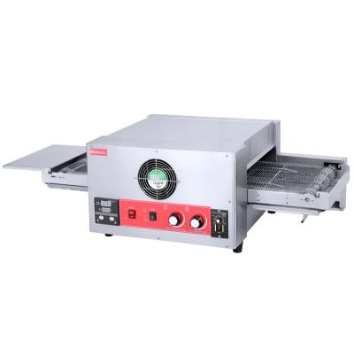 China Hotels Stainless Steel Electric Or Gas Conveyor Pizza Short Run Semi-automatic Oven for sale