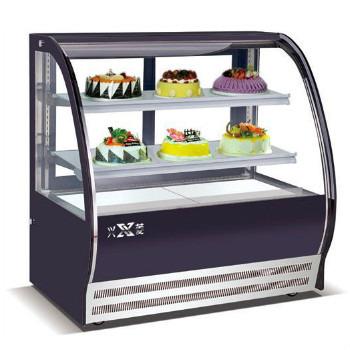 China Single-temperature 3 Layers Front Open Sliding Door Commercial Cake Refrigerated Electric Sale Showcase Price Display for sale