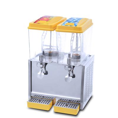 China 304 Stainless Steel Supplier China Electric Cold Juice Dispenser 2 Juice Tanks For Sale for sale