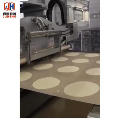 China 38KW commerciële Graantortilla die tot Machine maken Automatische Flatbread die Machine maken Te koop