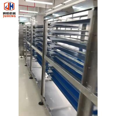 China 5500pcs/H automatische Lachha Paratha die Machine Malabar die Parotta maken Machine maken Te koop